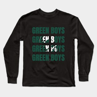 Green Boys Casablanca Long Sleeve T-Shirt